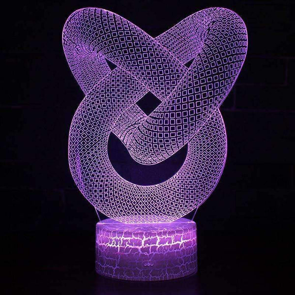 Planet Gates Dropshipping 3D Illusion Lamp LED Night Light Abstract Artist Graphics Lamparas