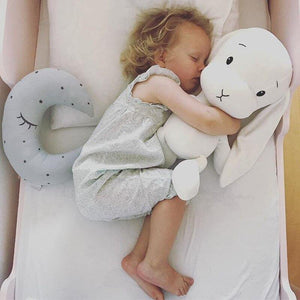 Dropshipping Cute Bunny Plush Toys Lucky Boy Baby Kids Toys Animal Toy Stuffed Soft Rabbit Doll Birthday Gifts For Kid 50CM 30CM
