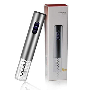 Planet Gates Dry Battery Electric Wine Opener Automatic Bottle Opener Corkscrew Professional Red Wine Opener Foil Cutter Set for Kitchen Tool