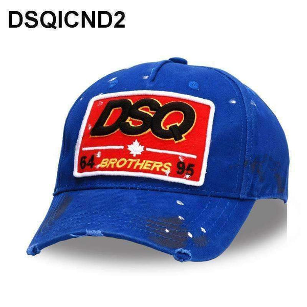 Planet Gates DSQICOND2 Wholesale Cotton Baseball Caps DSQ Letters High Quality Cap Men Women Customer Design DSQ Logo Hat Black Cap Dad Hats