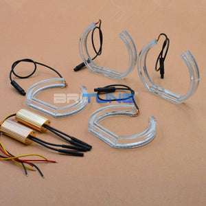 DTM Angel Eyes For BMW F01 F02 F03 F04 730d 740d 740i 750i 760i Xenon Headlight Turn Signal Lights Halos Kit Accessories Tuning