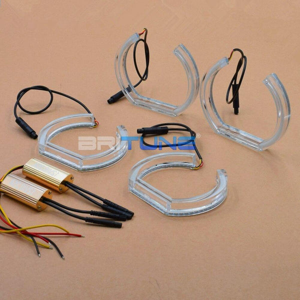 DTM Angel Eyes For BMW F01 F02 F03 F04 730d 740d 740i 750i 760i Xenon Headlight Turn Signal Lights Halos Kit Accessories Tuning