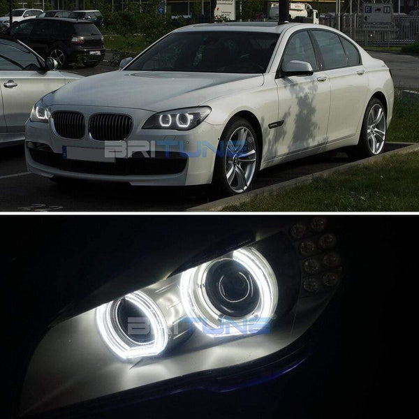 DTM Angel Eyes For BMW F01 F02 F03 F04 730d 740d 740i 750i 760i Xenon Headlight Turn Signal Lights Halos Kit Accessories Tuning