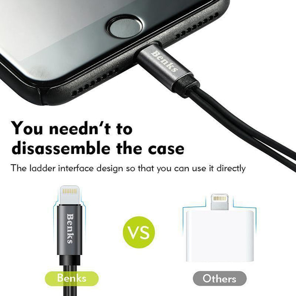 Planet Gates Dual For Lightning Charger Adapter Audio Charger Earphone Jack Cable For Apple iPhone X 10 8 7 6s Plus Support iOS 11 10