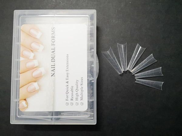 Planet Gates Dual Nail Forms French False Tips Builder Poly UV Nail Gel System Acrylic Nail Art Decorations Long Full Cover Easy Tools