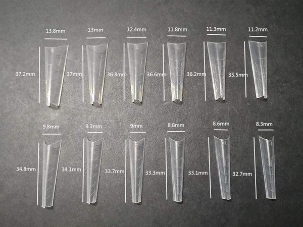 Planet Gates Dual Nail Forms French False Tips Builder Poly UV Nail Gel System Acrylic Nail Art Decorations Long Full Cover Easy Tools