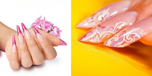 Planet Gates Dual Nail Forms French False Tips Builder Poly UV Nail Gel System Acrylic Nail Art Decorations Long Full Cover Easy Tools