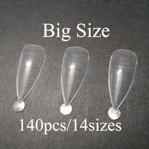 Planet Gates Dual Nail Forms French False Tips Builder Poly UV Nail Gel System Acrylic Nail Art Decorations Long Full Cover Easy Tools