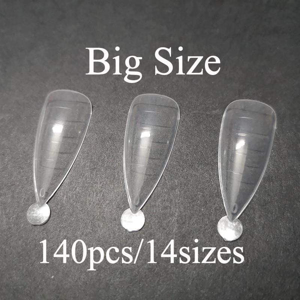 Planet Gates Dual Nail Forms French False Tips Builder Poly UV Nail Gel System Acrylic Nail Art Decorations Long Full Cover Easy Tools