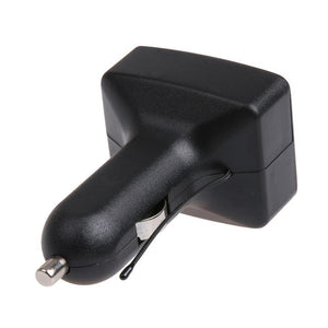 Planet Gates Dual USB 5 in 1 Car Phone Charger 3A DC 5V Car Phone USB Charger With LCD Display Temperature Voltage Current Meter