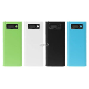 Planet Gates Dual USB 8x 18650 Battery DIY Holder LCD Display Power Bank Case Box For iphone Z07 Drop ship