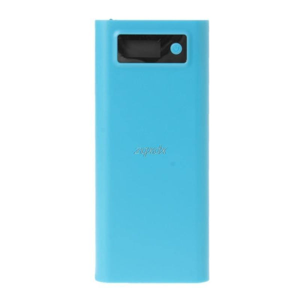Planet Gates Dual USB 8x 18650 Battery DIY Holder LCD Display Power Bank Case Box For iphone Z07 Drop ship