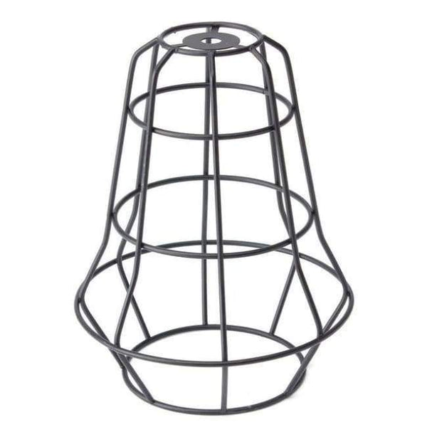 Planet Gates Dumb black B Smuxi Retro Vintage Industrial Lamp Covers Pendant Trouble Light Bulb Guard Wire Cage Ceiling Hanging Bars Cafe Lamp Shade