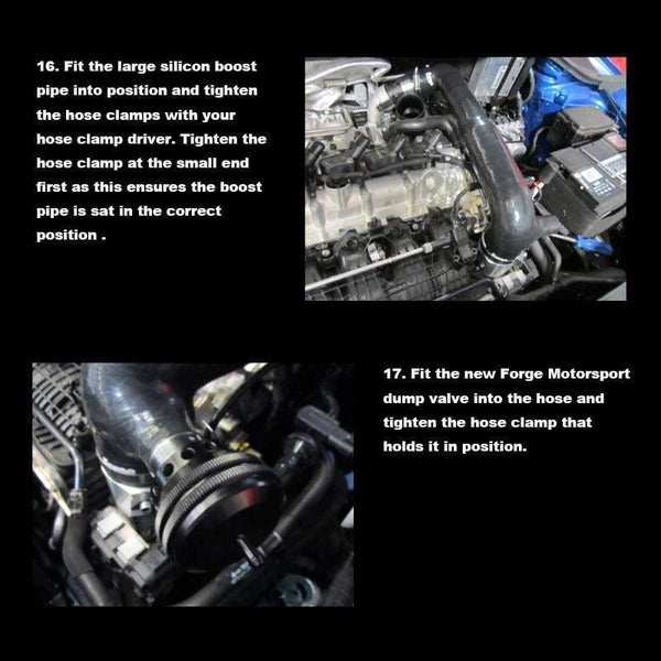 Planet Gates Dump valve for the 1.2 1.4TSI engine 2015-on vw Golf Mk7 Polo blow off valve