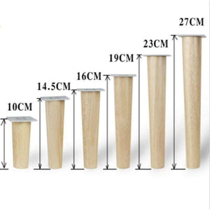 Durable Solid Wood Furniture Feet Oak Wooden Sofa leg Multipurpose Cabinet Table Stool Support Feet Furniture Parts Accessories