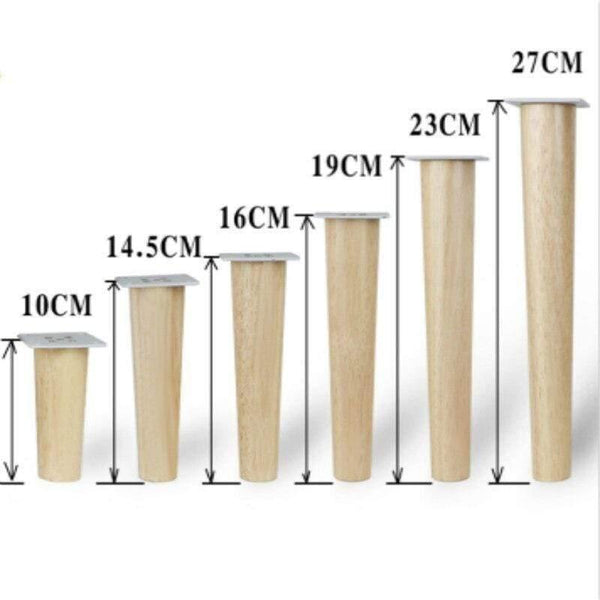 Durable Solid Wood Furniture Feet Oak Wooden Sofa leg Multipurpose Cabinet Table Stool Support Feet Furniture Parts Accessories