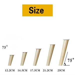 Durable Solid Wood Furniture Feet Oak Wooden Sofa leg Multipurpose Cabinet Table Stool Support Feet Furniture Parts Accessories