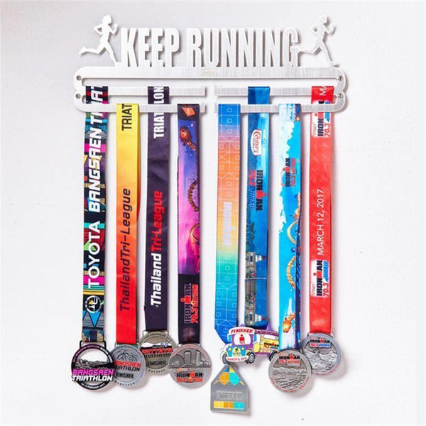 Planet Gates Durable Stainless Steel Medal Hanger Medal Holder Display Rack Running Swim Gymnastics Marathons Sport Medal Gift Decoration