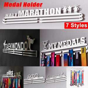 Planet Gates Durable Stainless Steel Medal Hanger Medal Holder Display Rack Running Swim Gymnastics Marathons Sport Medal Gift Decoration