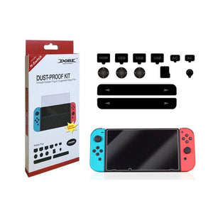Planet Gates Dustproof Kit + Hardness Tempered Glass Screen Protective Film For NS Console