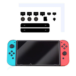 Planet Gates Dustproof Kit + Hardness Tempered Glass Screen Protective Film For NS Console