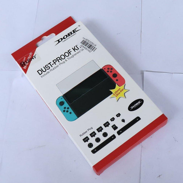 Planet Gates Dustproof Kit + Hardness Tempered Glass Screen Protective Film For NS Console