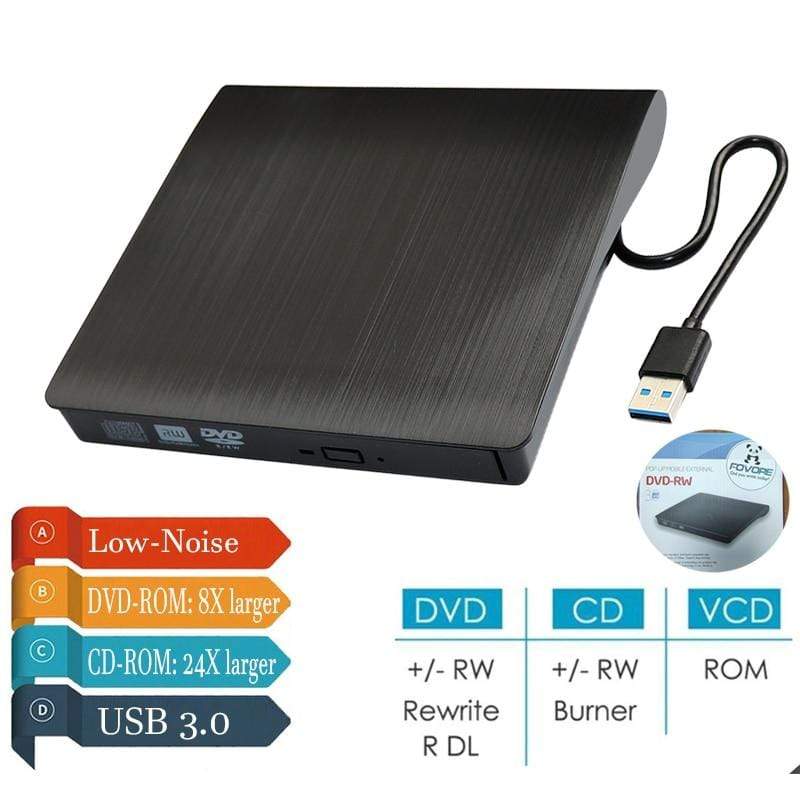 Planet Gates DVD CD Player USB 3.0 O DVD Recorder ptical Drives For Laptop PC  dvd burner Slim External DVD RW CD Writer Drive Burner Reader