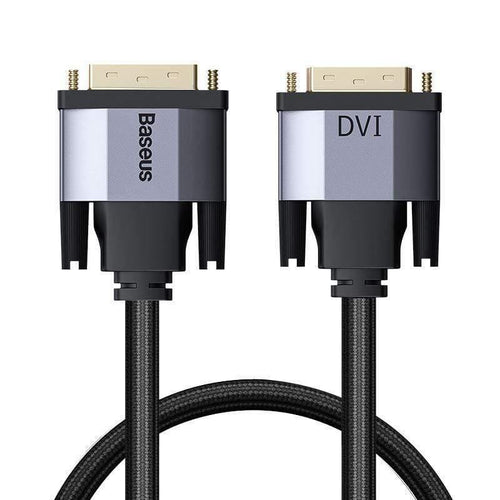 Baseus DVI Cable 2K DVI-D Cable Male DVI to Male DVI Cord for HDTV Projector Multimedia 24+1 DVI D Vedio Dual Link Cable Line