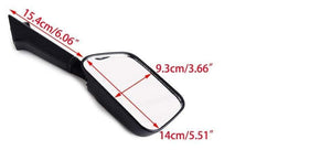 Planet Gates DWCX 1 Pair Plastic Rear View Mirror Fit for Honda Elite CF80 Aero CH80 NH80 CH125 CH150 CH150D DELUXE
