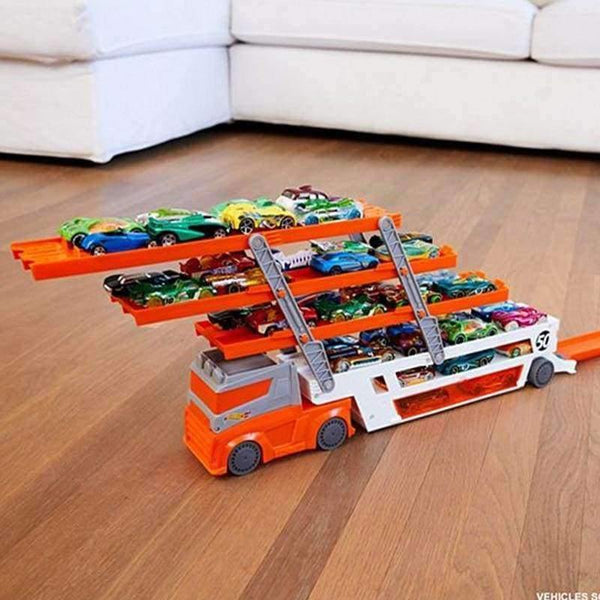 Planet Gates DWN56 Heavy Transport Vehicles 6 Layer Diecast Toys  Car Scalable Storage Transporter Truck For Boys Children Educational
