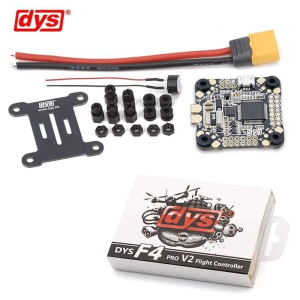 Planet Gates DYS flight control F4 PRO V2 Betaflight with 5V/3A 9V/1.2A BEC intergrated protection circuit on-board OSD flat cable connection