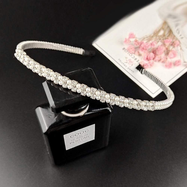 Headband Knot Hair Hoop For Women Simple Cotton Fabric Cross Pearl  Girls Hairband Hair Accessories DSFG05