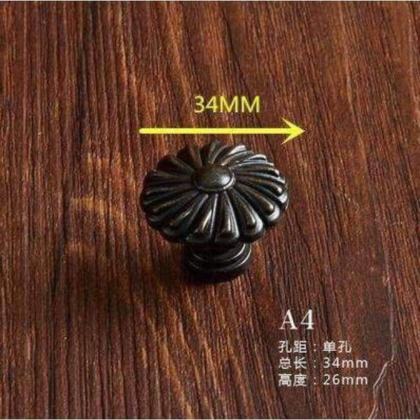 Planet Gates E 3pcs Mediterranean antique shoe wardrobe door handle  cupboard pull drawer knobs Furniture Hardware Accessory