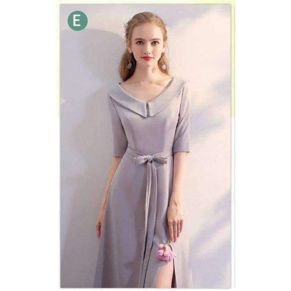 Planet Gates E / 4 / China Popular Formal Dress Boat Neck Sleeveless Elegant Bridesmaids Dresses Lady Fashion Designer LX719