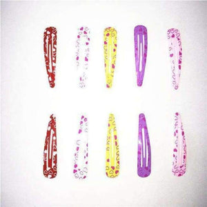 Planet Gates E 50Pcs Fashion Girl Bow Hairpin BB Clip Children Barrette Metal Hairpins Cartoon Flower Hairgrip Women Jewelry Hair Accessories