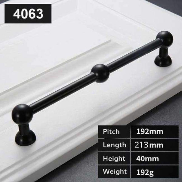 Planet Gates E 5pcs Modern Black Door Handles Elegant Drawer Pulls Door Knob Kitchen Cabinet Handles and Knobs Furniture Handle Hardware