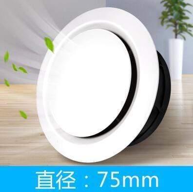 Adjustable round plastic air ventilation cover Fan Outlet Vent Extractor ceiling hole for kitchen bath air outlet fresh system