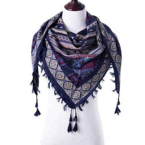 Planet Gates E / China New Fashion Warm Women Scarf Square Scarves Female Wraps Winter Autumn Tassel Printed Girl Shawls Blanket Scarf