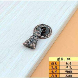 Planet Gates E Continental vintage cabinet knobs and handles Cupboard  wardrobe Door pendants rings drawer pulls Furniture Hardware Accessory