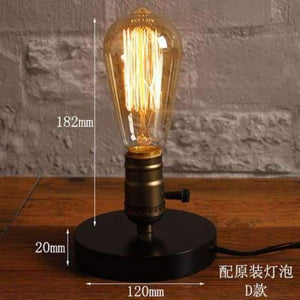 Planet Gates E / Dimmable Novelty abajur retro Edison tungsten bulb lamp table lamp bedroom table decoration bedside lamp birthday gift Night light