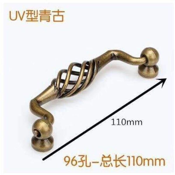 Planet Gates E European bronze birdcage drawer Pulls cupboard door knobs and handles wine cabinet shoe wardrobe handles Furniture Hardware