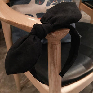 Fashion Lady Fabric Big Ribbon Hair Hoop Girls Bow Widened Headband Ornaments Hairbands For Women Headwear Hair Accessories