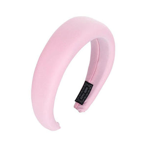 Fashion Western Style Solid Colors Thicken Padded Headband Bezel Turban Women Hairbands Girls Accessories Headwear