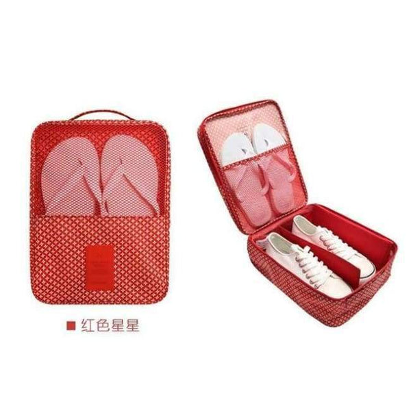 Planet Gates E YINUO 2018 Travel Portable Three Pairs Shoes Double Storage Shoes Storage Necessaries Case Wash Organizer Toiletry Bag