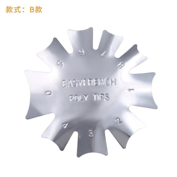 Planet Gates E073-B White ABS Double Layer French Powder Box Recycled Nail Powder Storage Box Portable Infiltration Powder Container Nail Tool D302