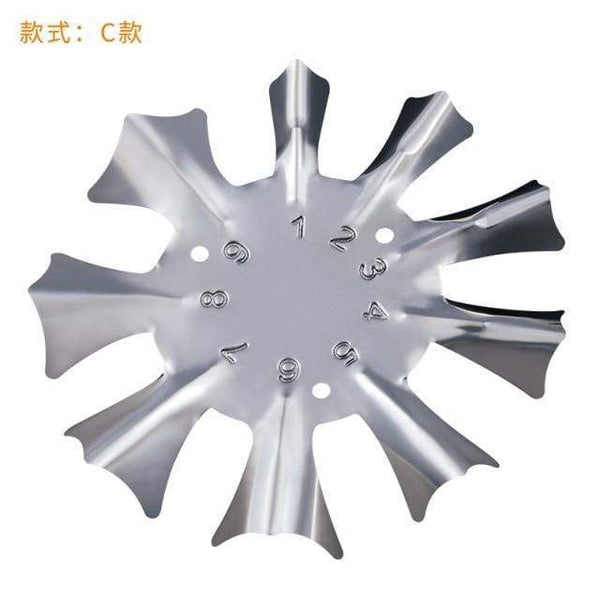 Planet Gates E073-C White ABS Double Layer French Powder Box Recycled Nail Powder Storage Box Portable Infiltration Powder Container Nail Tool D302