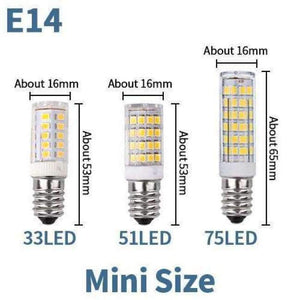 Planet Gates E14 2835 Bulb 220V / 3W / Warm White E27 LED Lamp E14 Bulb Lampada SMD5730 220V Corn Bulb Bombillas 24 36 48 56 69 72LEDs Chandelier Candle Light For Home Decoration