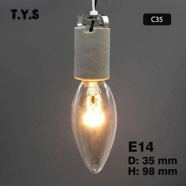 Planet Gates E14 C35 / 220V Ampule Vintage Edison žárovka E27 40W 220V ST64 G95 Retro skleněná žárovka s vláknem pro domácí dekoraci