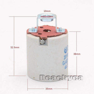 Planet Gates E27 Ceramic Lamp Holder  Porcelain Light Socket Base Accessory Screw Cap