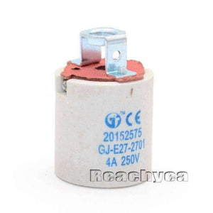Planet Gates E27 Ceramic Lamp Holder  Porcelain Light Socket Base Accessory Screw Cap